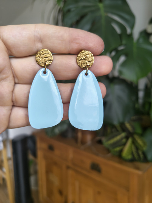 Drop Baby Blue Gold