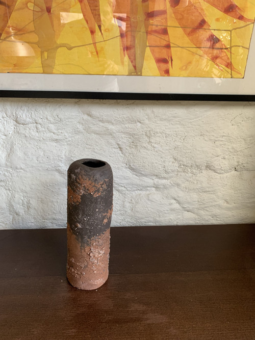 Váza tmavá wabi sabi II