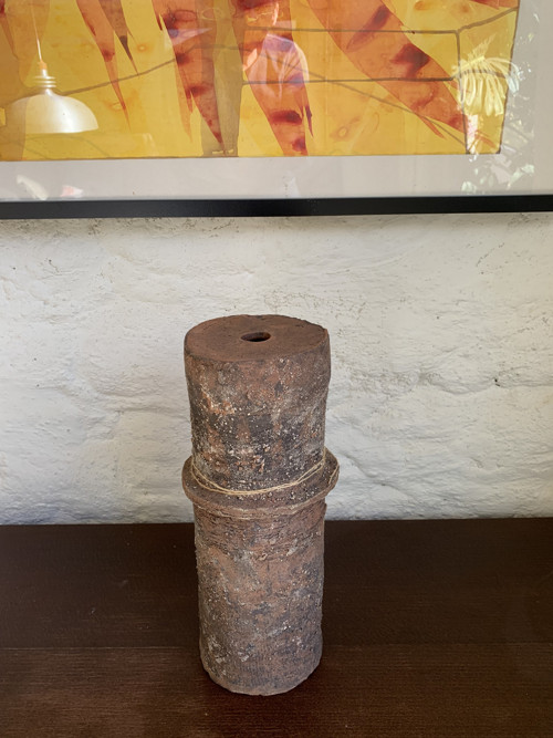 Váza tmavá wabi sabi III