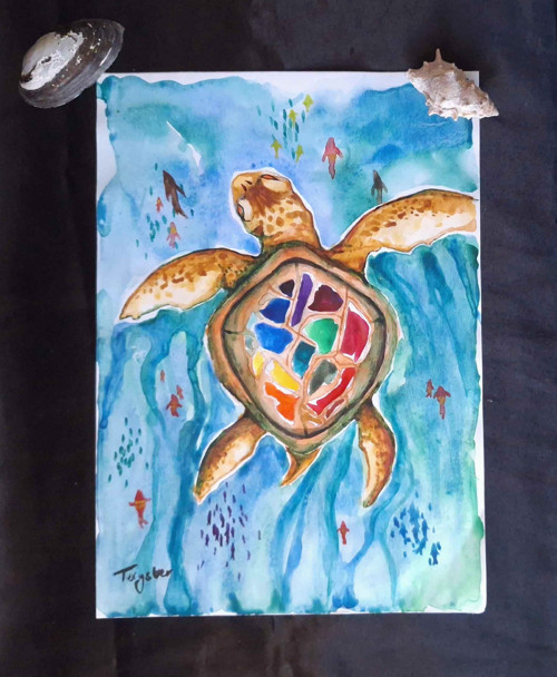 Kresba "Kouzlo oceánu"