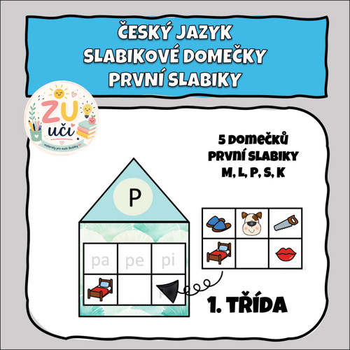 První slabiky - Domečky