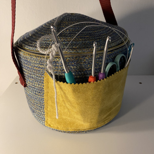 Háčkovací box Yarnbox ZOFKA – Hořčice