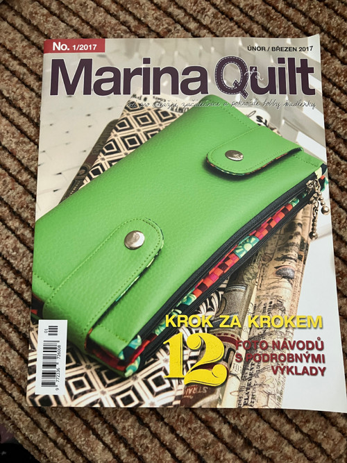 Časopis - patchwork - šité výrobky