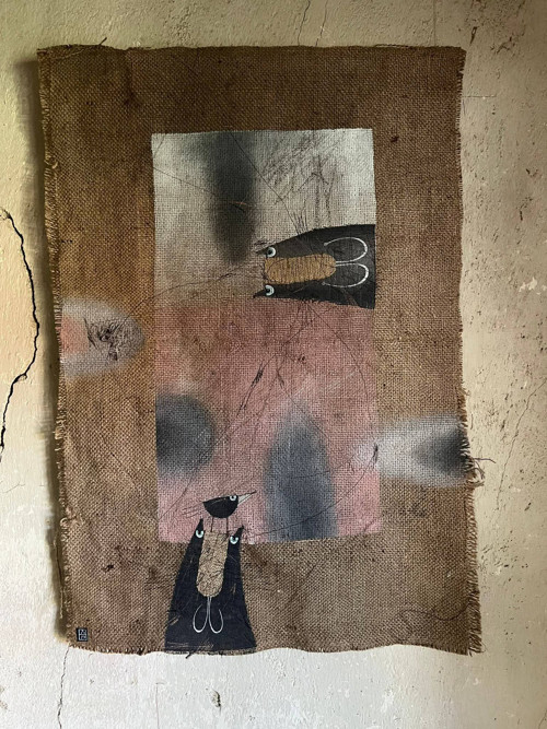 Obraz ..originál z výstavy , s příběhem — foto 1