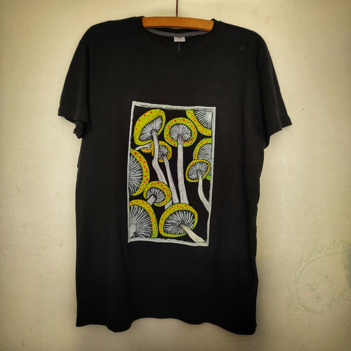 Houbičky - ručně malované pánské/unisex triko