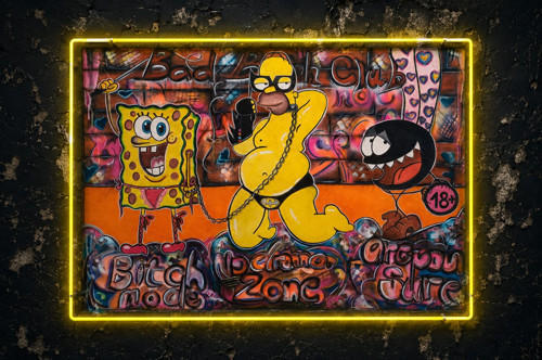Spongebob&Homer&Fly — foto 1
