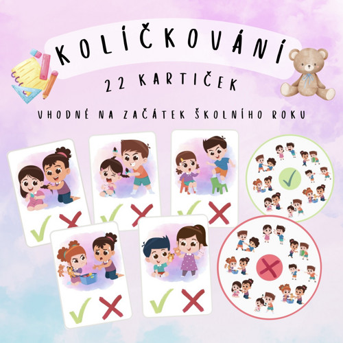Chování ve školce - kolíčkování (PDF - tisk)