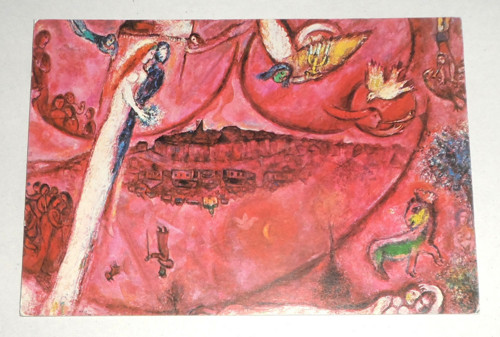 Umělecká POHLEDNICE • Marc Chagall, 1974