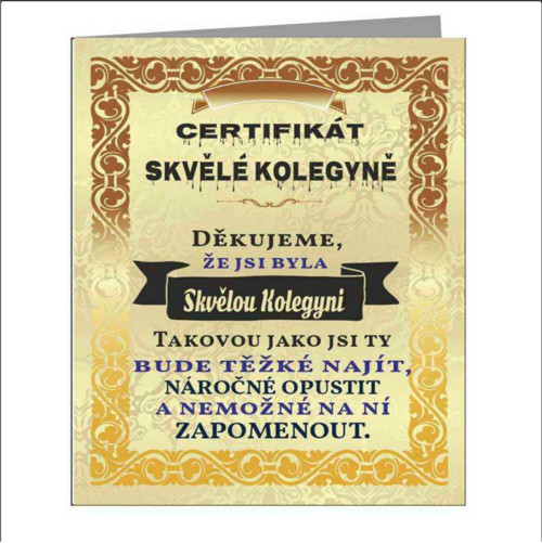Krásné přání na rozloučenou s kolegyní
