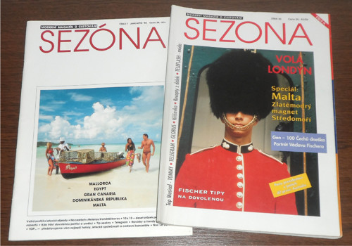 2x SEZÓNA, magazín o cestování, 1992, 1995