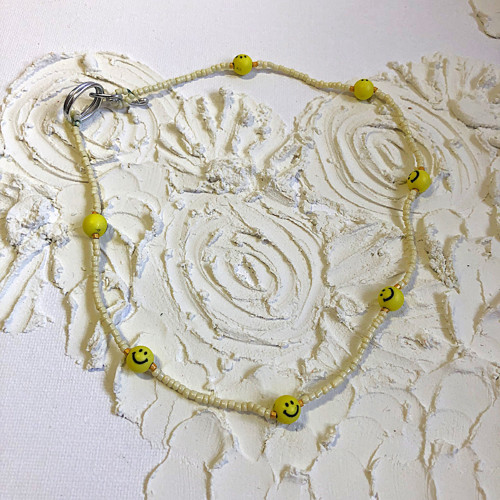 Happy Dots – autorský korálkový choker
