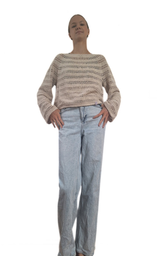 Čer Light sweater-crop / svetr