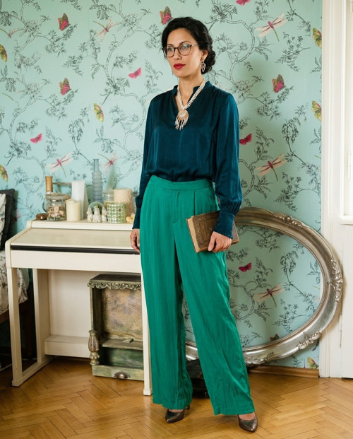Blůzka vintage look — foto 1