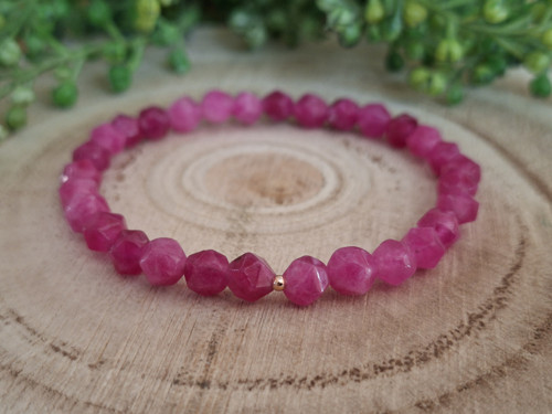 Náramek turmalín pink