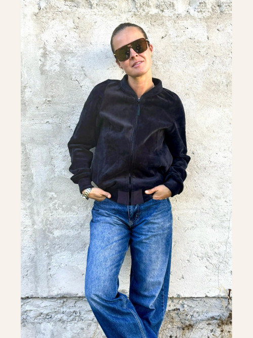 Casual hřejivý Bomber Black SKLADEM 36/28