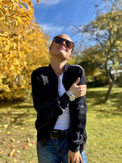 Casual hřejivý Bomber Black SKLADEM 40/42