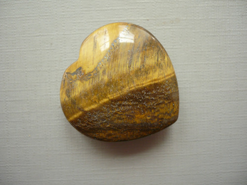 Vrt. srdíčko 3 cm - tygří oko, č.21s