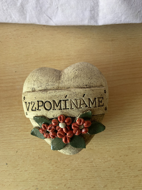 Keramické srdíčlko