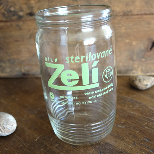 Sterilovaně ... sklenice od zelí