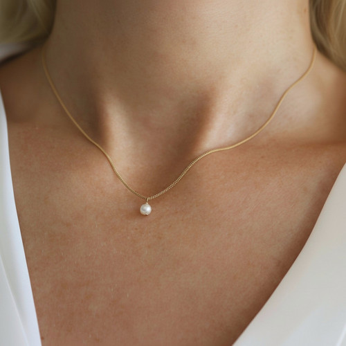 Éos | Minimalistický Řetízek S Perličkou