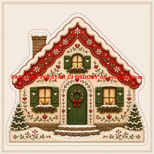 Bavlněný panel 10x10 cm