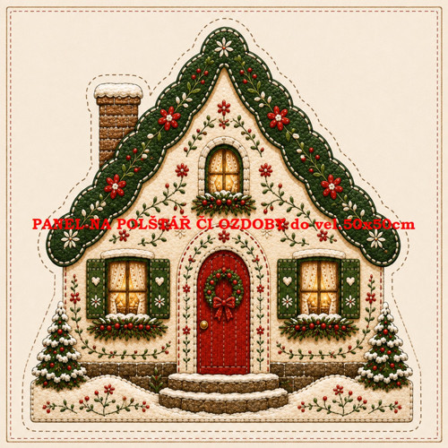 Bavlněný panel 10x10 cm