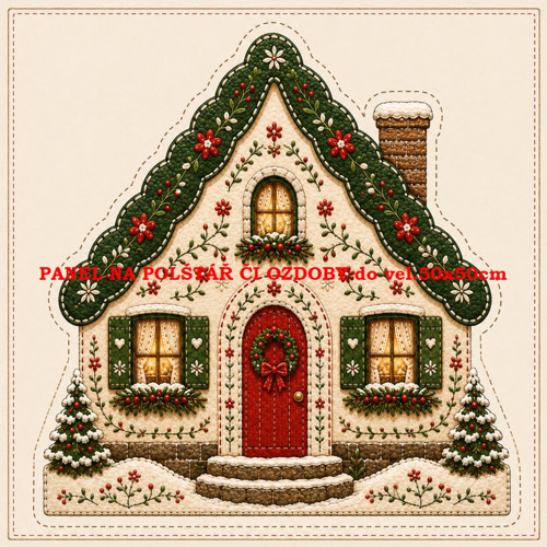 Bavlněný panel 10x10 cm