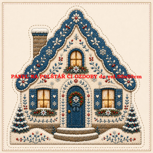 Bavlněný panel 10x10 cm
