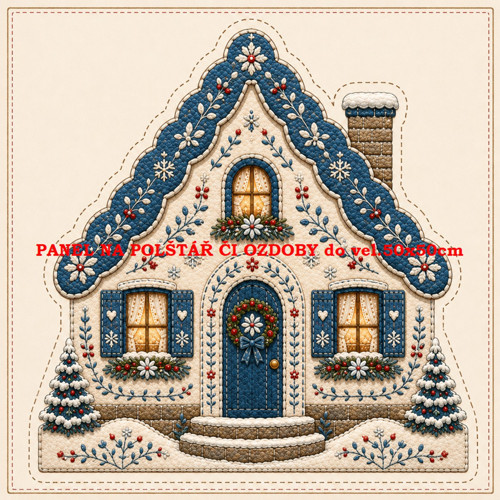 Bavlněný panel 10x10 cm