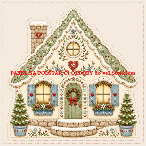 Bavlněný panel 10x10 cm