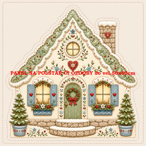 Bavlněný panel 10x10 cm