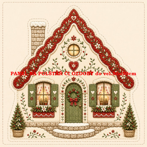 Bavlněný panel 10x10 cm