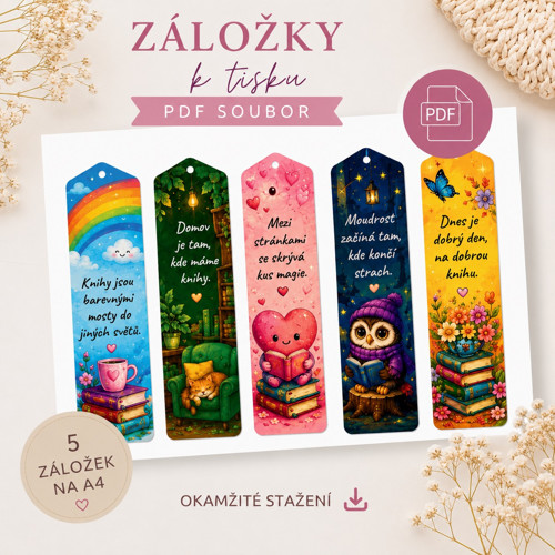 Originální záložky – Kouzelné čtení