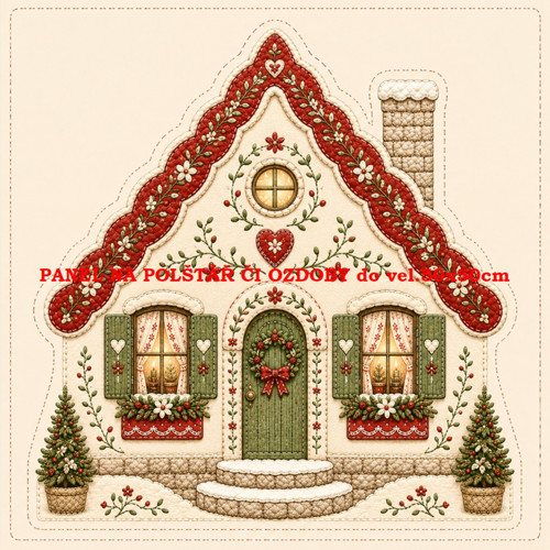 Bavlněný panel 10x10 cm