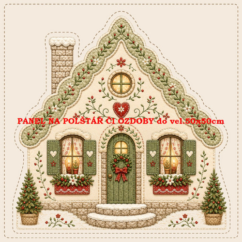 Bavlněný panel 10x10 cm