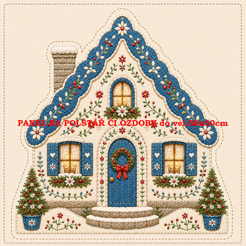 Bavlněný panel 10x10 cm