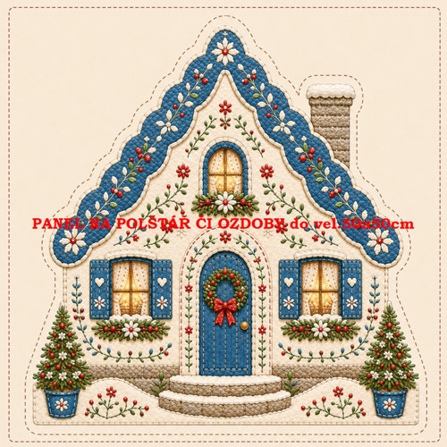 Bavlněný panel 10x10 cm