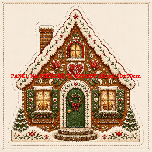 Bavlněný panel 10x10 cm — foto 1