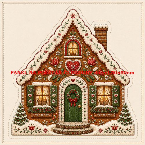Bavlněný panel 10x10 cm — foto 1