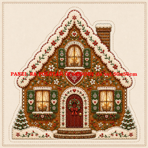 Bavlněný panel 10x10 cm
