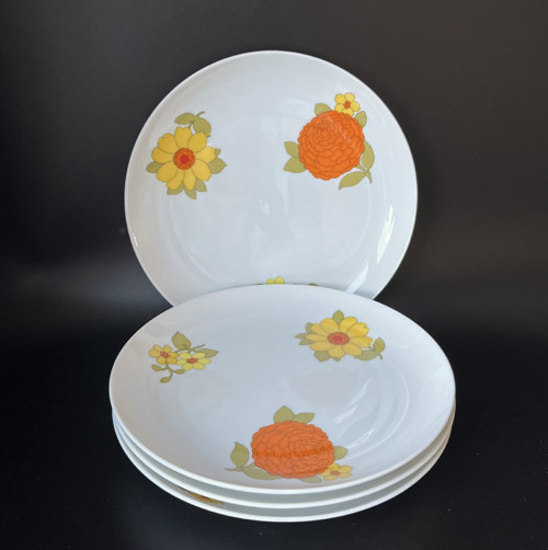 Hutschenreuther Poesie 4x dezertní talíř 18.5 cm