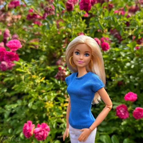 Tričko pro Barbie - modré — foto 1
