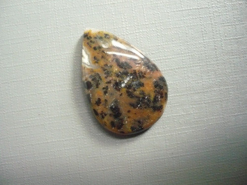 Kabošon - jaspis s dendrity 31 mm, č.27