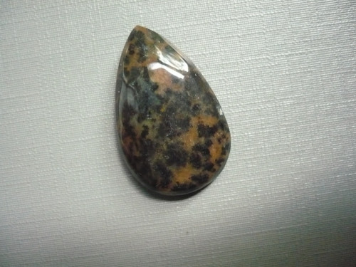 Kabošon - jaspis s dendrity 30 mm, č.36