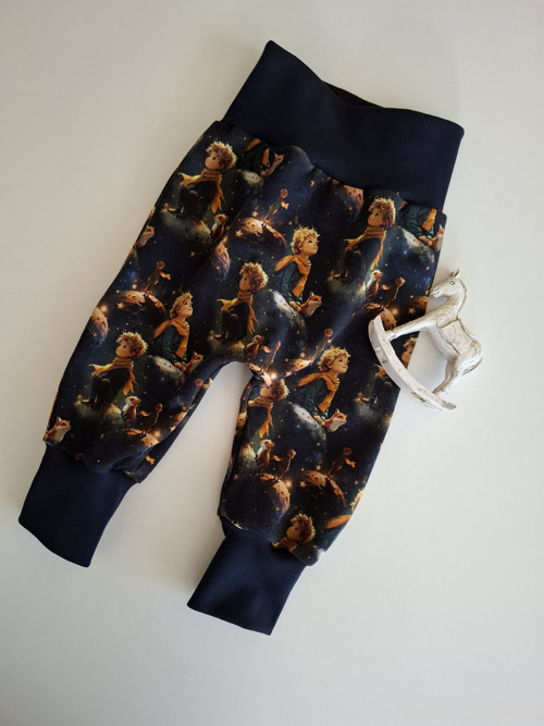 Dětské tepláčky baggy, vel. 74 Malý princ