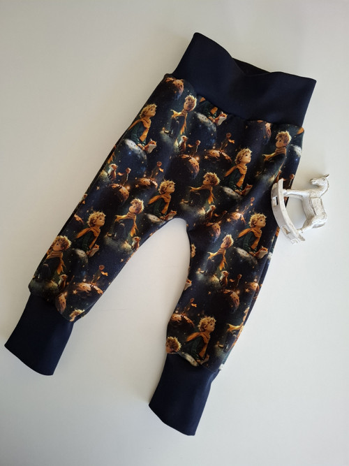 Dětské tepláčky baggy, vel. 92 Malý princ
