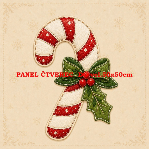 Bavlněný panel 10x10 cm - skladem