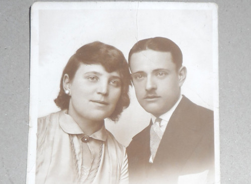 ČB FOTOGRAFIE novomanželé • J. Faise, Praha