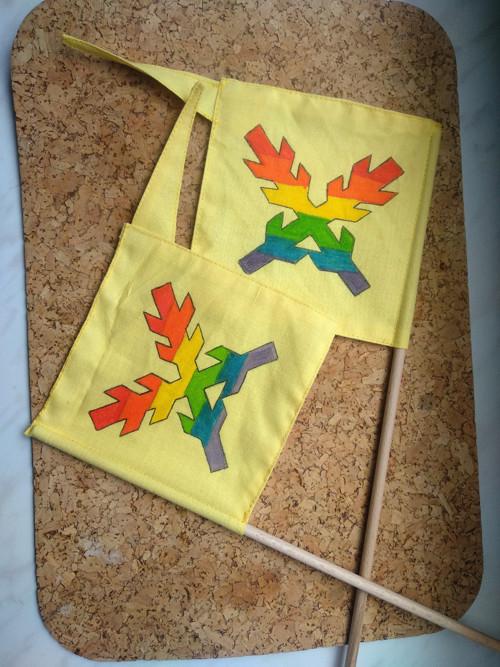 Leipa Pride praporek / hand flag