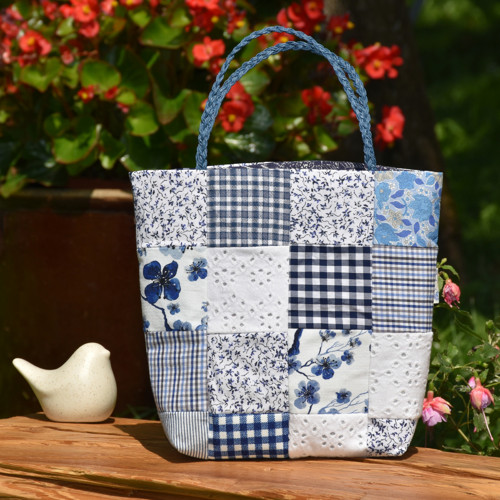 Dárková taška - mistrovský patchwork ze zbytků